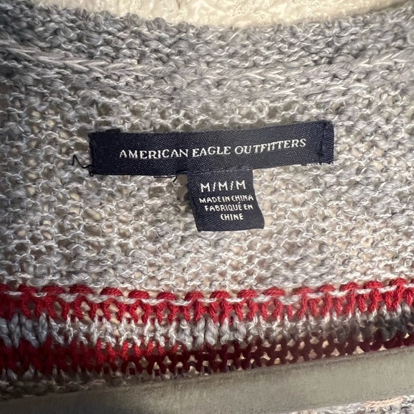 American Eagle Open Front Knit Longline Cardigan - Picture 3 of 4